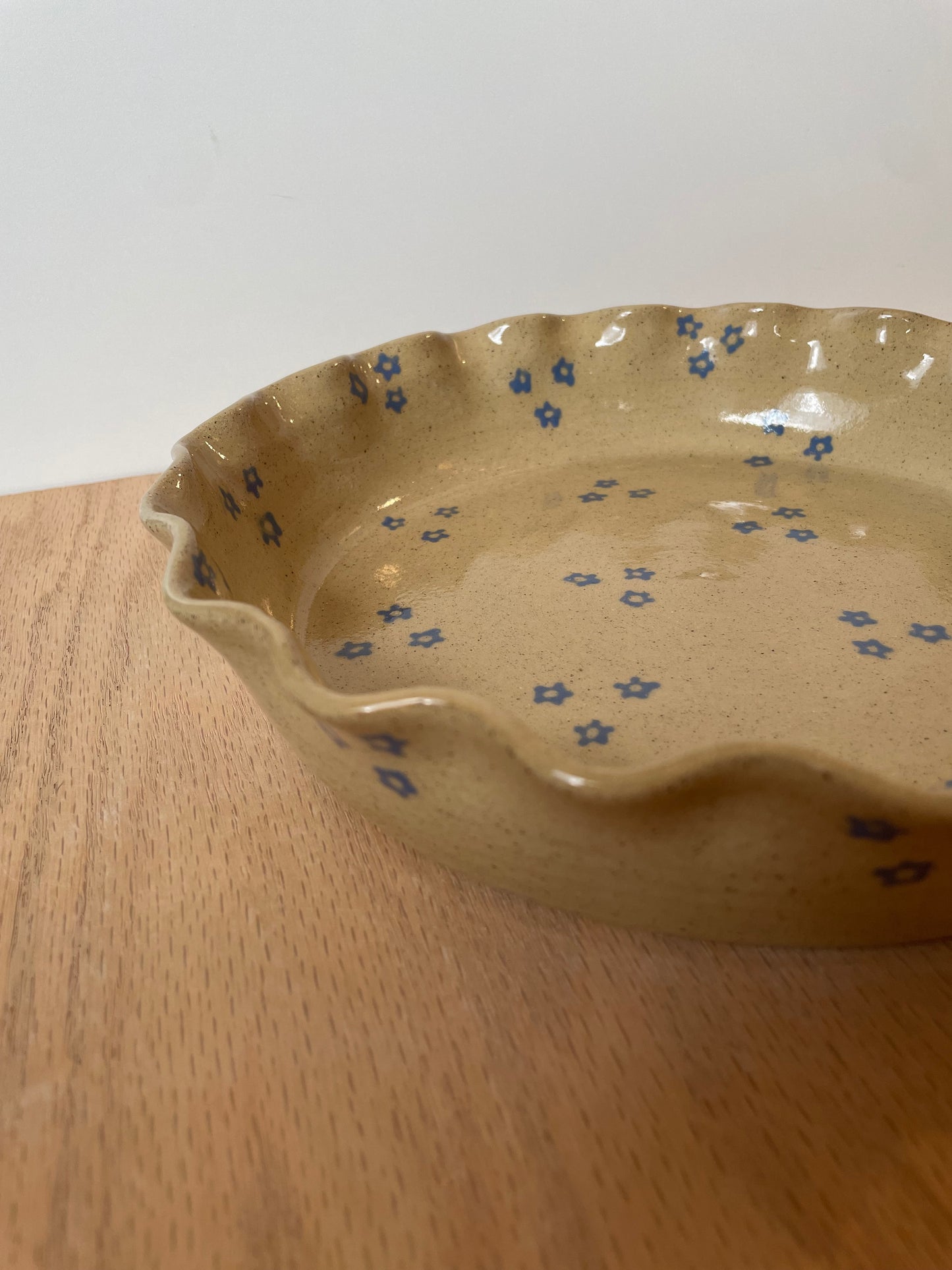 Speckled Forget-Me-Not Pie Plate *PRE-ORDER*