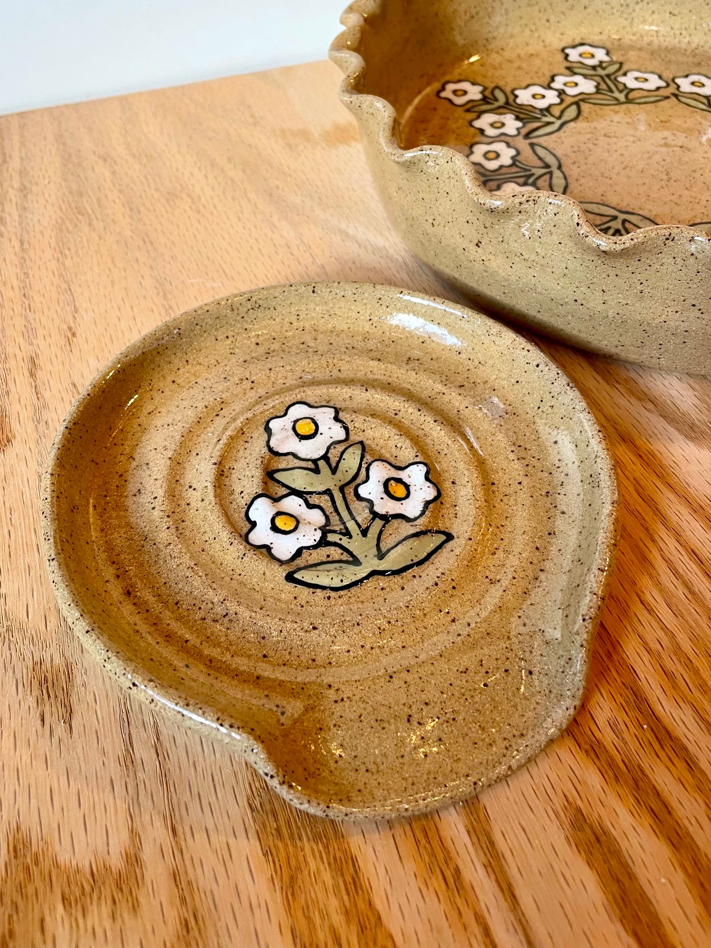 Speckled Wallflower Pie Plate *PRE-ORDER*