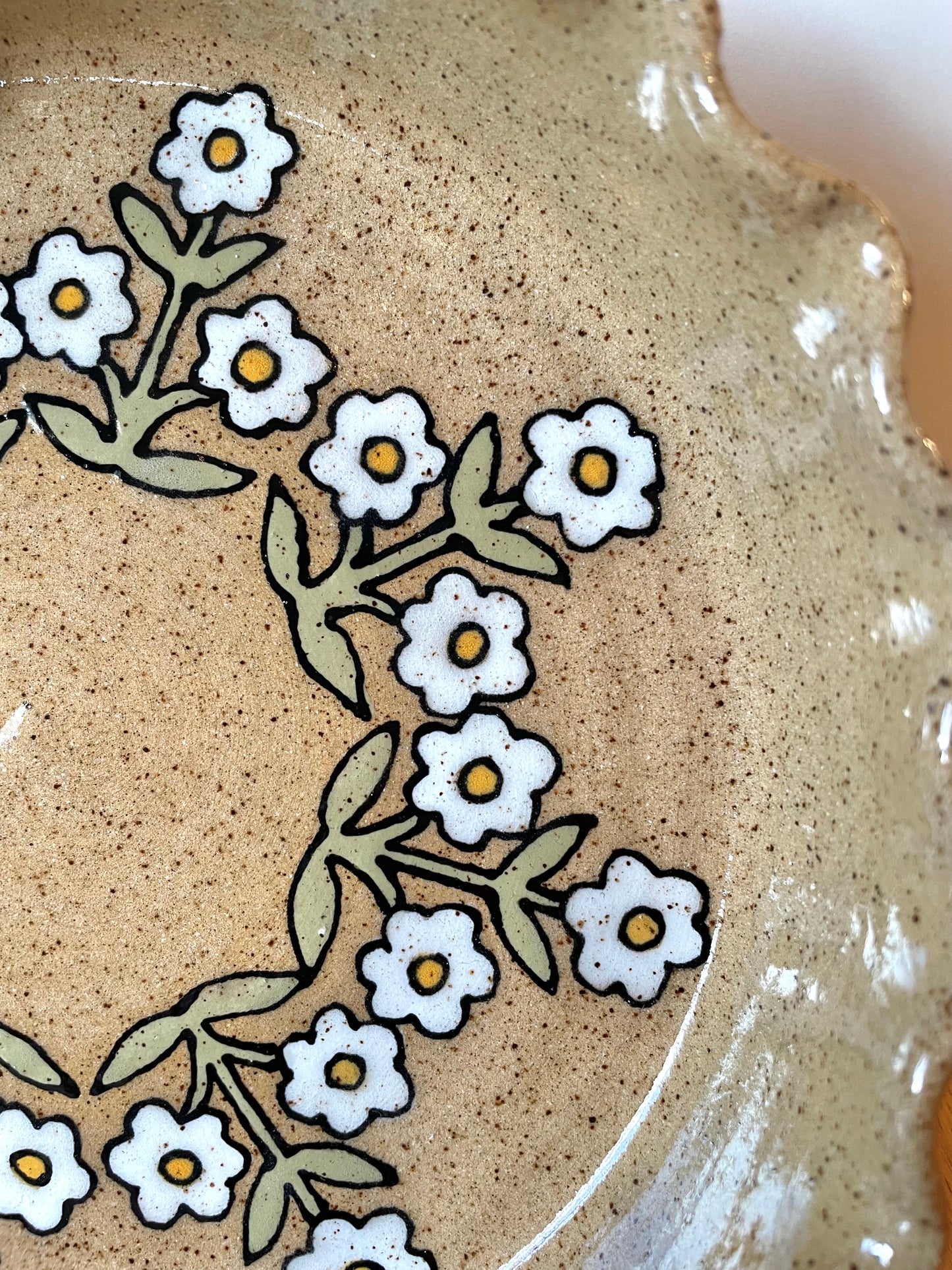 Speckled Wallflower Pie Plate *PRE-ORDER*
